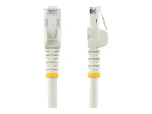 Startech 50cm CAT6 Ethernet Cable, 10 Gigabit Snagless RJ45 650MHz 100W PoE Patch Cord, CAT 6 10GbE UTP Network Cable w/Strain Relief, White, Wiring is UL Certified/TIA - miniature 4