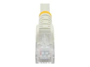 Startech 50cm CAT6 Ethernet Cable, 10 Gigabit Snagless RJ45 650MHz 100W PoE Patch Cord, CAT 6 10GbE UTP Network Cable w/Strain Relief, White, Wiring is UL Certified/TIA - miniature 1