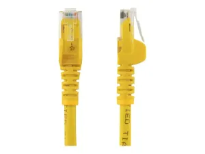 Startech 50cm CAT6 Ethernet Cable, 10 Gigabit Snagless RJ45 650MHz 100W PoE Patch Cord, CAT 6 10GbE UTP Network Cable w/Strain Relief, Yellow, Wiring is UL Certified/TIA - miniature 3