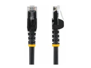 StarTech .com 5m CAT6 Ethernet Cable, 10 Gigabit Snagless RJ45 650MHz 100W PoE Patch Cord, CAT 6 10GbE UTP Network Cable w/Strain Relief, Black, Wiring is UL Certified/TIA - miniature 1