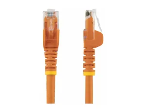 StarTech .com 5m CAT6 Ethernet Cable, 10 Gigabit Snagless RJ45 650MHz 100W PoE Patch Cord, CAT 6 10GbE UTP Network Cable w/Strain Relief, Orange, Wiring is UL Certified/TIA - miniature 1