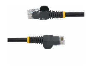 StarTech .com 7.5m CAT6 Ethernet Cable, 10 Gigabit Snagless RJ45 650MHz 100W PoE Patch Cord, CAT 6 10GbE UTP Network Cable w/Strain Relief, Black, Wiring is UL Certified/TIA - miniature 3