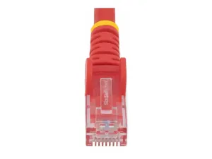 StarTech .com 7.5m CAT6 Ethernet Cable, 10 Gigabit Snagless RJ45 650MHz 100W PoE Patch Cord, CAT 6 10GbE UTP Network Cable w/Strain Relief, Red, Wiring is UL Certified/TIA - miniature 5