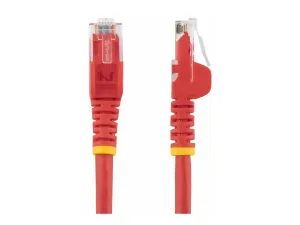 StarTech .com 7.5m CAT6 Ethernet Cable, 10 Gigabit Snagless RJ45 650MHz 100W PoE Patch Cord, CAT 6 10GbE UTP Network Cable w/Strain Relief, Red, Wiring is UL Certified/TIA - miniature 4