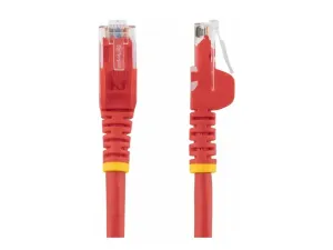StarTech .com 7.5m CAT6 Ethernet Cable, 10 Gigabit Snagless RJ45 650MHz 100W PoE Patch Cord, CAT 6 10GbE UTP Network Cable w/Strain Relief, Red, Wiring is UL Certified/TIA - miniature 2