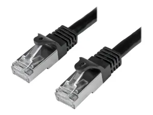 Startech 3m CAT6 Ethernet Cable, 10 Gigabit Shielded Snagless RJ45 100W PoE Patch Cord, CAT 6 10GbE SFTP Network Cable w/Strain Relief, Black, Wiring is UL Certified/TIA - miniature 2