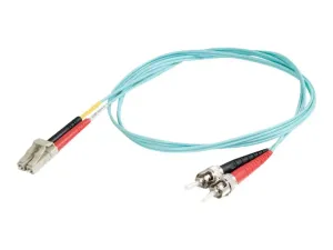 C2G LC-ST 10Gb 50/125 OM3 Duplex Multimode PVC Fiber Optic Cable (LSZH) - miniature 4