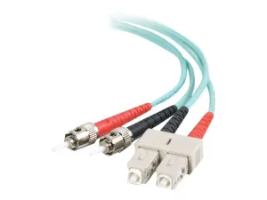 C2G SC-ST 10Gb 50/125 OM3 Duplex Multimode PVC Fiber Optic Cable (LSZH) - miniature 4
