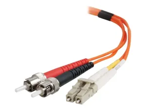 C2G LC-ST 50/125 OM2 Duplex Multimode PVC Fiber Optic Cable (LSZH) - miniature 4