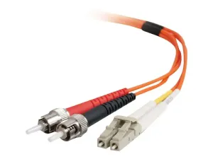 C2G LC-ST 50/125 OM2 Duplex Multimode PVC Fiber Optic Cable (LSZH) - miniature 5