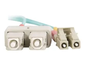C2G LC-SC 10Gb 50/125 OM3 Duplex Multimode PVC Fiber Optic Cable (LSZH) - miniature 3