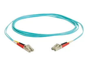 C2G LC-LC 10Gb 50/125 OM3 Duplex Multimode PVC Fiber Optic Cable (LSZH) - miniature 1