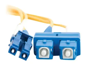 C2G LC-SC 9/125 OS1 Duplex Singlemode PVC Fiber Optic Cable (LSZH) - miniature 5