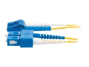 C2G LC-SC 9/125 OS1 Duplex Singlemode PVC Fiber Optic Cable (LSZH) - miniature 3