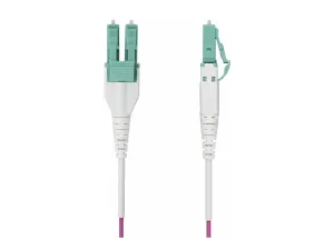 StarTech .com 3m (10ft) LC/LC (UPC) OM4 Multimode Fiber Optic Cable, OFNR - miniature 5
