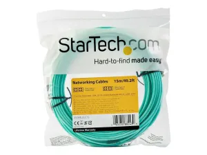 StarTech .com Câble Fibre Optique Multimode 15m LC/UPC à LC/UPC OM4 50/125 - miniature 5