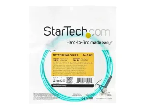StarTech .com Câble Fibre Optique Multimode 3m LC/UPC à LC/UPC OM4, 50/125 - miniature 5