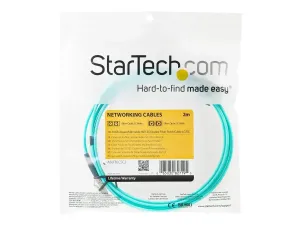 StarTech .com Câble Fibre Optique Multimode de 2m LC/UPC vers LC/UPC OM3 - miniature 5