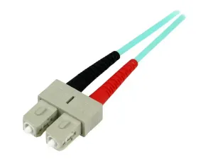 StarTech .com Câble Fibre Optique Multimode de 2m LC/UPC vers SC/UPC OM3 - miniature 5
