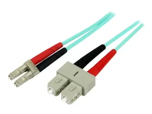 StarTech .com Câble Fibre Optique Multimode de 2m LC/UPC vers SC/UPC OM3 - miniature 1