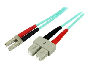 StarTech .com Câble Fibre Optique Multimode de 1m LC/UPC vers SC/UPC OM3 - miniature 1