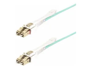 StarTech .com Câble Fibre Optique Multimode LC à LC UPC OM4 de 4m, 50/125 - miniature 1
