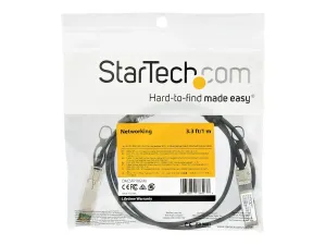 StarTech .com Cable Twinax a fixation directe SFP+ compatible Dell EMC DAC-SFP-10G-1M - miniature 3