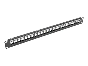 Eaton Tripp Lite Series 24-Port 1U Rack-Mount Shielded Blank Keystone/Multimedia Patch Panel, RJ45 Ethernet, USB, HDMI, Cat5e/6 - miniature 5