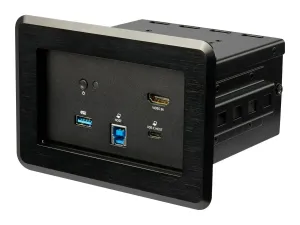 StarTech .com Single-Module Conference Table Connectivity Box-Customizable - miniature 2