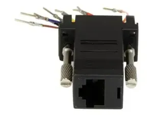 StarTech .com Adapteur Modulaire DB9 Mâle vers RJ45 Femelle Noir - miniature 4