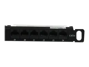 StarTech .com Tableau de connexion Cat5e 0,5U 24 ports - miniature 3
