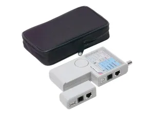 StarTech .com Testeur de Câble Multifonction, Contrôleur RJ45/RJ11/USB/BNC - miniature 1