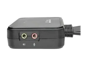 Eaton Tripp Lite series 2-Port USB/HD Cable KVM Switch with Audio/Video, Cables and USB Peripheral Sharing - miniature 2