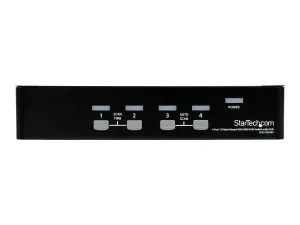 StarTech.com Commutateur KVM 4 Ports VGA USB, Montage en Rack et OSD