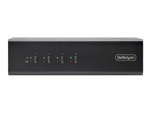 StarTech.com Switch KVM 4 Ports DisplayPort pour 2 Moniteurs, KVM 4K 60Hz