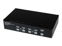 StarTech.com Commutateur KVM 4 Ports DVI USB, Audio Montage en Rack - miniature 2
