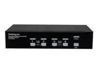 StarTech.com Commutateur KVM 4 Ports DVI USB, Audio Montage en Rack - miniature 3