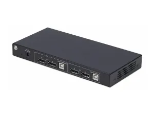 StarTech .com 2-Port Dual-Monitor DP KVM Switch w/Video Matrix, 4K 60Hz - miniature 5