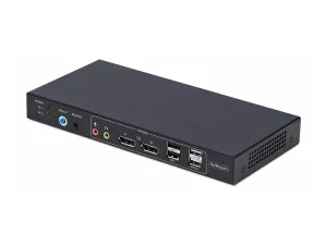 StarTech .com 2-Port Dual-Monitor DP KVM Switch w/Video Matrix, 4K 60Hz - miniature 3