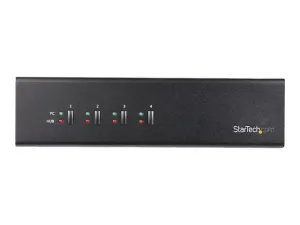StarTech.com KVM switch écran clavier souris USB à 4 ports Dual - miniature 2
