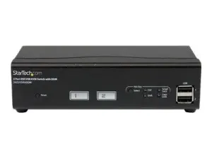 StarTech.com Switch KVM USB DVI à 2 ports avec commutation rapide et DDM - miniature 1
