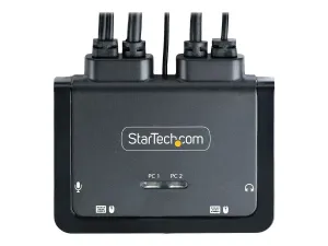 StarTech .com Switch KVM à Câble Hybride USB-C DisplayPort 2 Ports, 4K60Hz - miniature 3