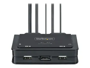 StarTech.com Switch KVM à Câble Hybride USB