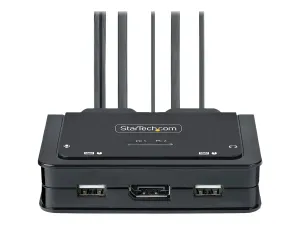 StarTech .com Switch KVM à Câble Hybride USB-C DisplayPort 2 Ports, 4K60Hz - miniature 5