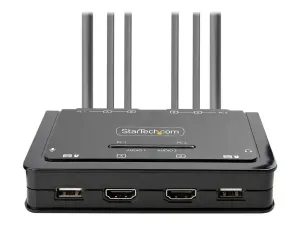 StarTech .com Switch KVM 2 Ports avec Câble HDMI/4K60Hz, Commutateur KVM - miniature 3