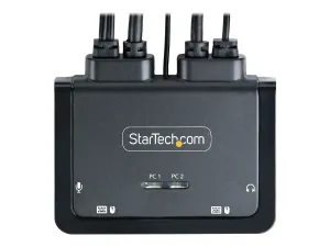 StarTech .com Switch KVM Hybride USB-C à 2 Ports, 4K60Hz, Commutateur KVM - miniature 3