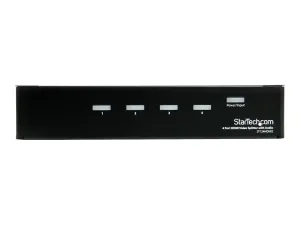 StarTech.com Répartiteur vidéo et amplificateur de signal HDMI haute vitesse à 4 ports avec audio