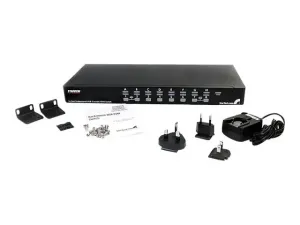 StarTech.com 16 Port 1U Rackmount USB KVM Switch with OSD (SV1631DUSBU) - miniature 4
