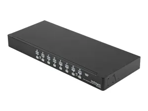 StarTech.com Kit de commutateur KVM USB a montage sur rack 1U 16 ports avec affichage a l'ecran et cables - miniature 1