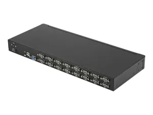 StarTech.com Kit de commutateur KVM USB a montage sur rack 1U 16 ports avec affichage a l'ecran et cables - miniature 2